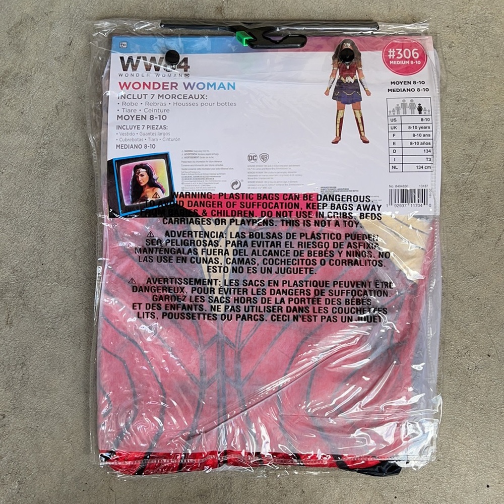 Wonder Woman 84 Children’s Costume! New! - Picture 4 of 10